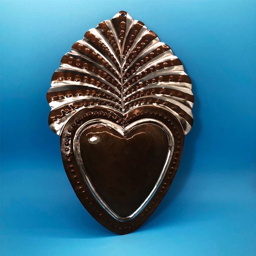 Medium Mexican Milagro Tin Hearts